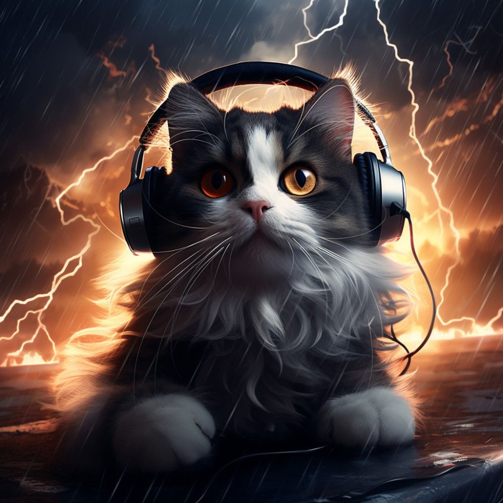 Thunder Calm Cats Purr
