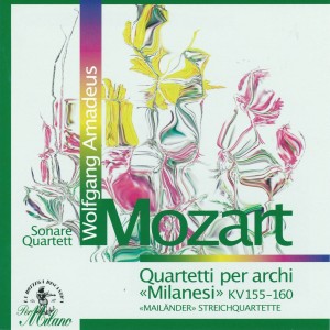 Jacek Klimkiewicz的專輯Wolfgang Amadeus Mozart : Quartetti per archi Milanesi, KV 155 - 160, Meilaender Streichquartette (Sonare Quartett)