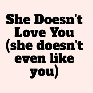 Jreg的專輯She Doesn't Love You (She Doesn't Even Like You)
