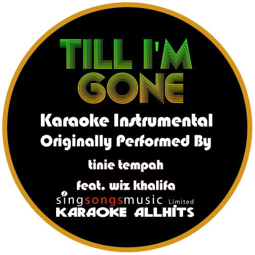 Till I'm Gone (Originally Performed As Tinie Tempah feat. Wiz Khalifa) {Karaoke Audio Instrumental}