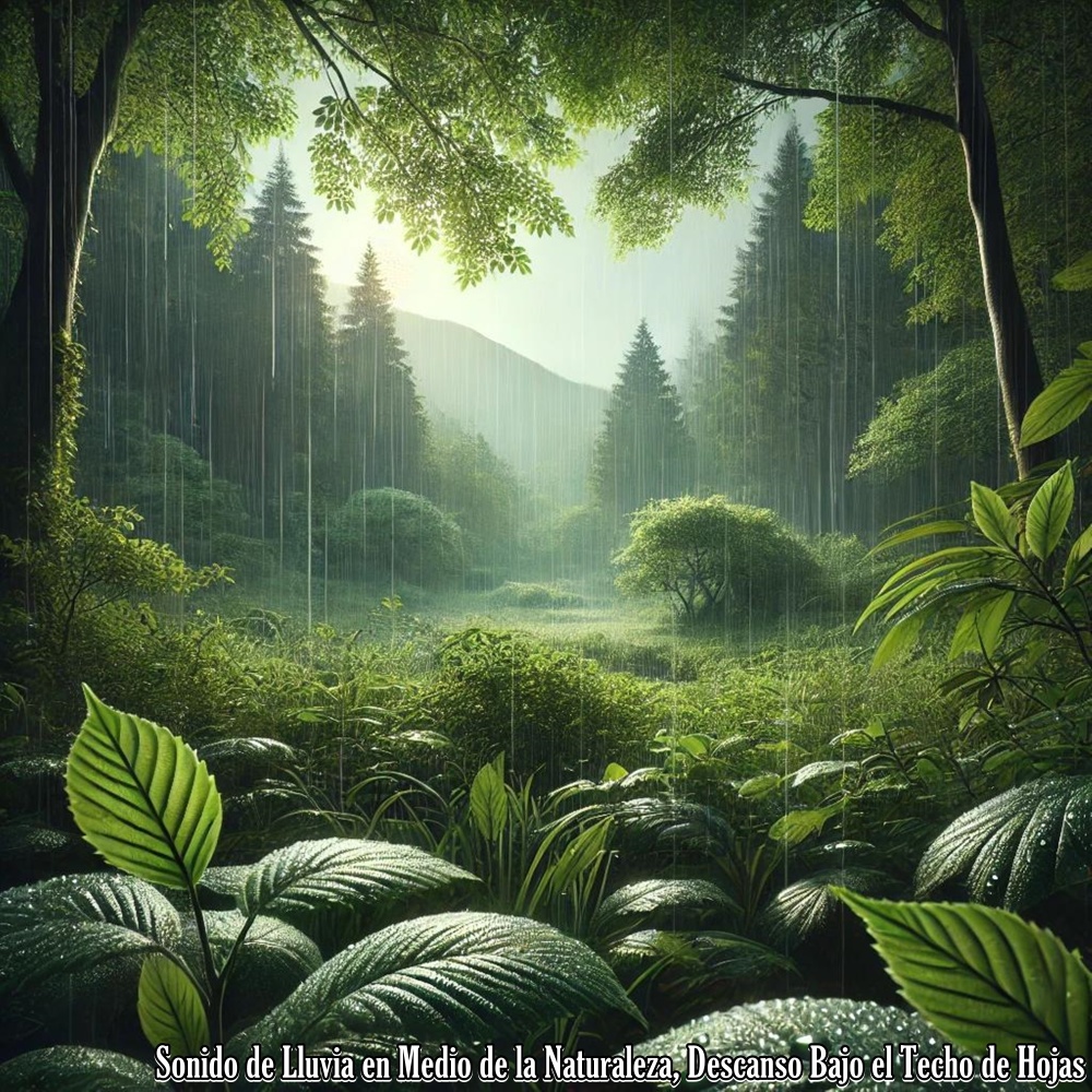 Sonido de Lluvia en Medio de la Naturaleza, Serenidad en la Oscuridad
