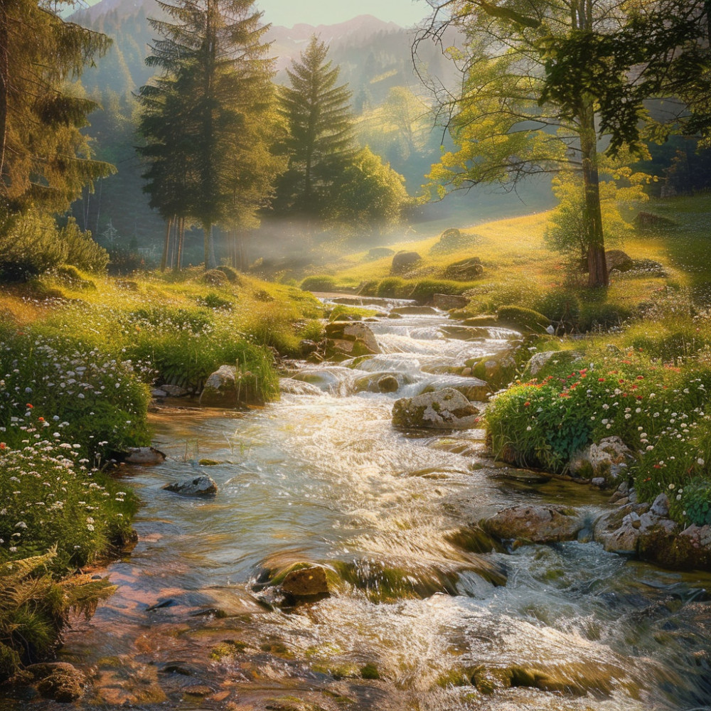Río Del Sueño Fluyendo Hacia Los Sueños