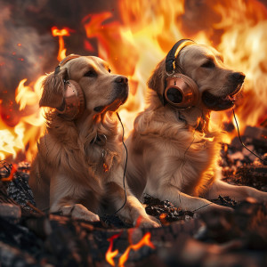 Canine Campfire: Relaxing Fire Music for Dogs
