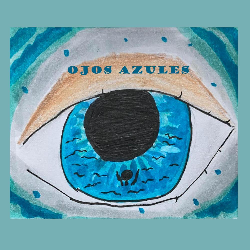 ojos azules