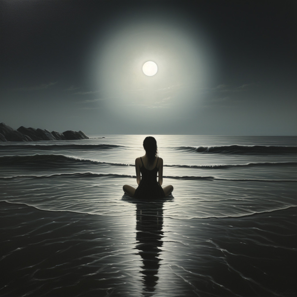 Sonido Nocturno Suave Y Meditativo Del Mar
