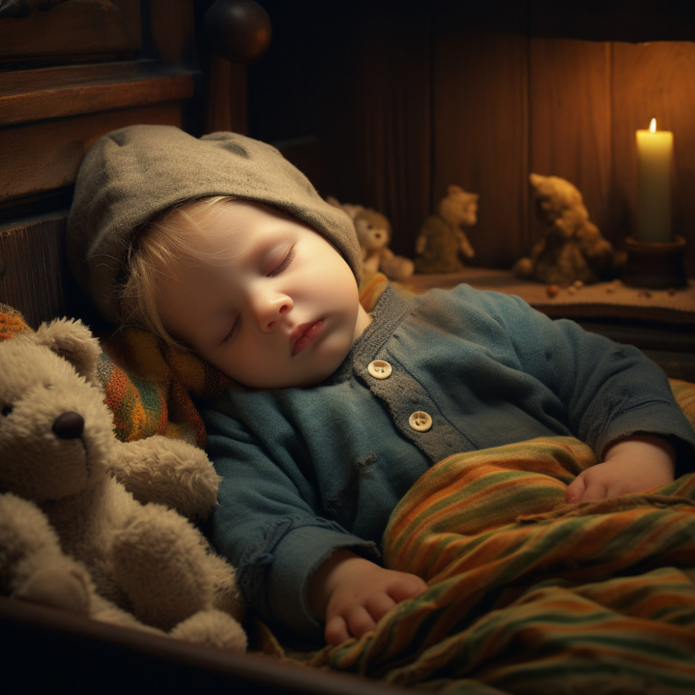 Dreamy Slumber in Night's Caress