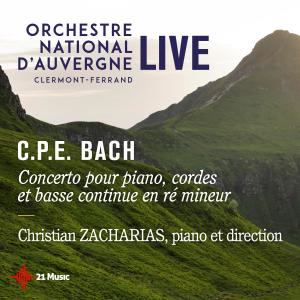 Album Concerto pour piano, cordes et basse continue oleh Orchestre national d'Auvergne Clermont-Ferrand
