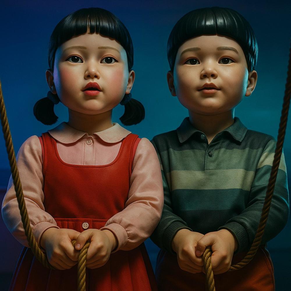 Jump Rope Song (Squid Game 3 Dolls: Young-hee & Cheol-su)