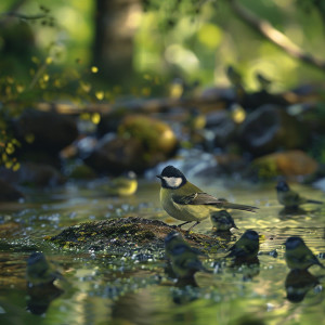 Nature & Sounds Backgrounds的專輯Peaceful Creek Meditation: Binaural Sounds of Nature and Birds