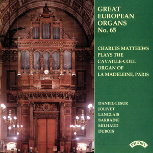 Charles Matthews的專輯Great European Organs, Vol. 65: La Madeleine, Paris