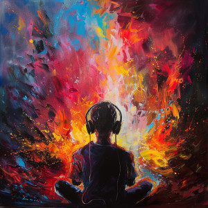 Mindfullness Meditation World / Spiritual Meditation Vibes的專輯Embrace of Fire Meditation: Calming Sounds