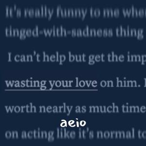 收聽Aeio的wasting your love (Explicit)歌詞歌曲
