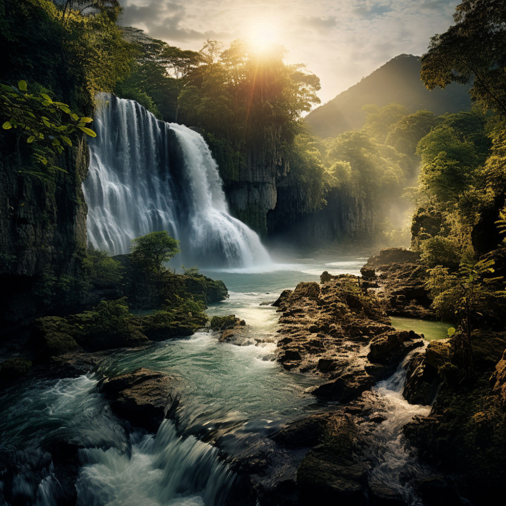 Soothing Falls for Furry Friends