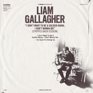 ดาวน์โหลดและฟังเพลง Too Good For Giving Up (Stripped Back Session) พร้อมเนื้อเพลงจาก Liam Gallagher