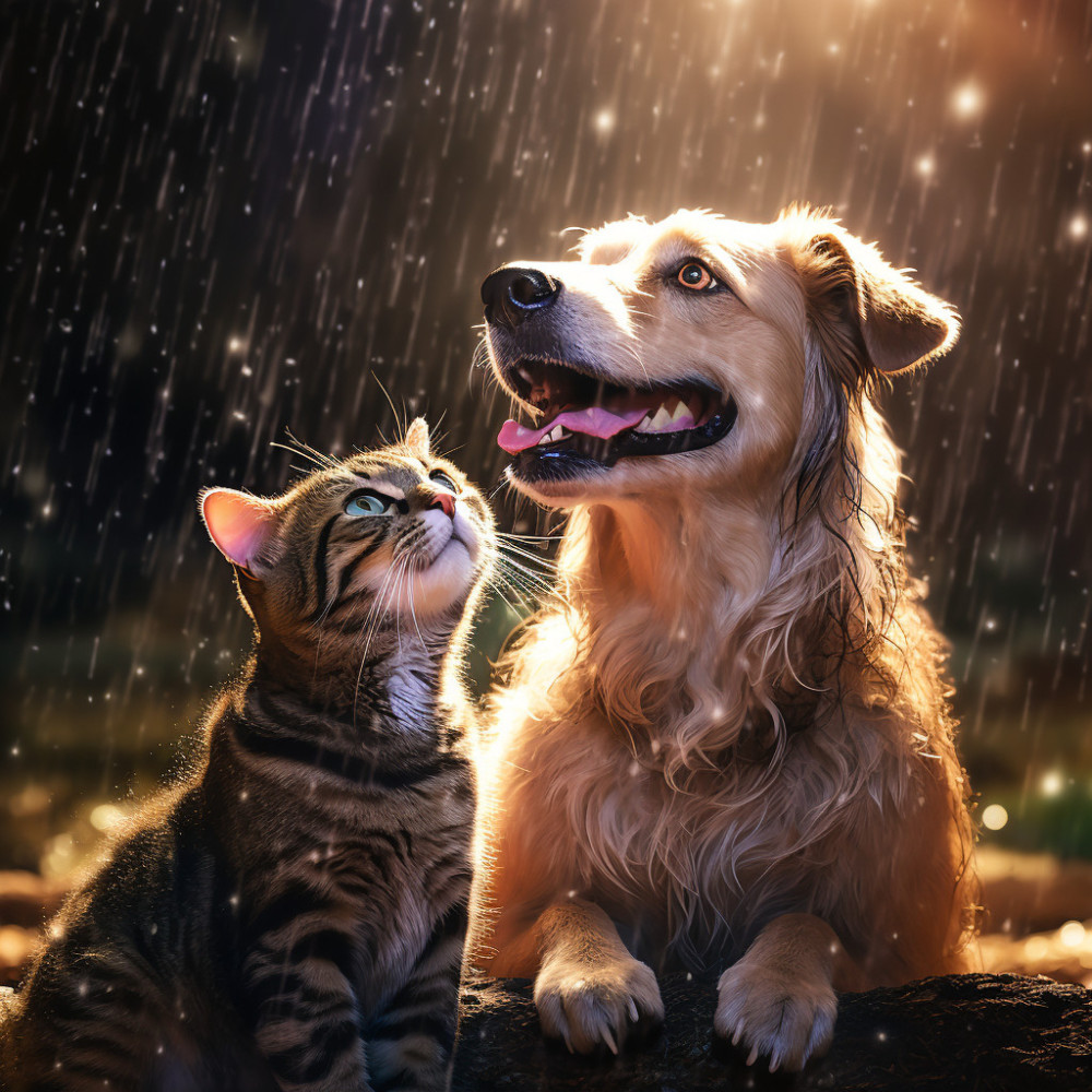 Rain's Soothing Echo Pets