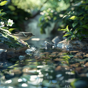 Calming Music For Pets的專輯Pets Relaxation with Binaural Creek Birds in Nature