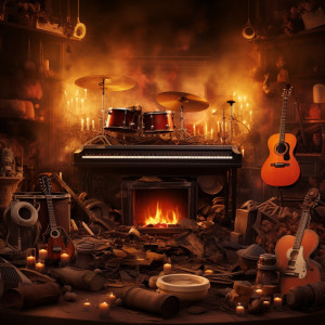 Relaxing Fire: Warmth and Serenity Melodies