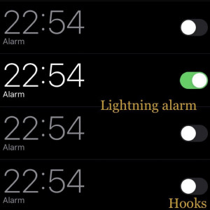 Hooks的专辑Lightning alarm