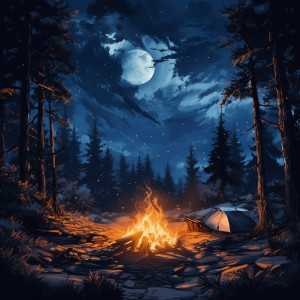 Album Relaxing Mountain Bonfire Serenity oleh Binaural Beats Sleep Aid