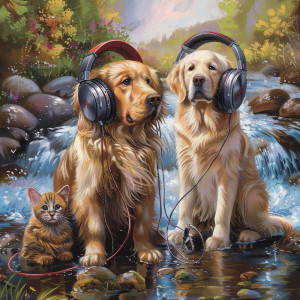 Relaxing Pet Music的專輯Binaural River: Pets Soothing Sounds