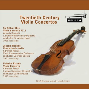 Paris Conservatoire Orchestra的專輯Twentieth Century Violin Concertos