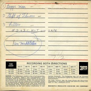 ดาวน์โหลดและฟังเพลง Begger Man พร้อมเนื้อเพลงจาก Ken Middleton