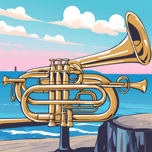 Trumpet By The Ocean