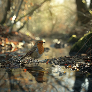 Deszcz的專輯Tranquil Binaural Creek Birds and Nature for Meditation