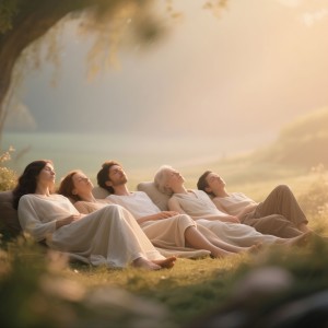 ดาวน์โหลดและฟังเพลง Peaceful Night Melodies พร้อมเนื้อเพลงจาก Wellness Sounds Relaxation Paradise