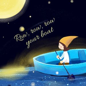 ดาวน์โหลดและฟังเพลง Row Row Row Your Boat พร้อมเนื้อเพลงจาก Vove dreamy jingles