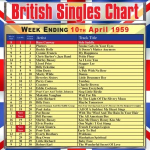 Various的专辑British Singles Chart - Week Ending 10 April 1959