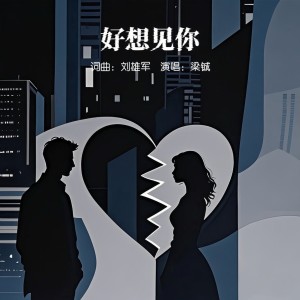 Listen to 好想见你 (伴奏) song with lyrics from 梁铖