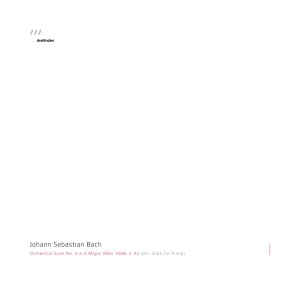 Listen to Orchestral Suite No. 3 in D Major, BWV 1068: 2. Air (Arr. Siloti for Piano) song with lyrics from Johann Sebastian Bach