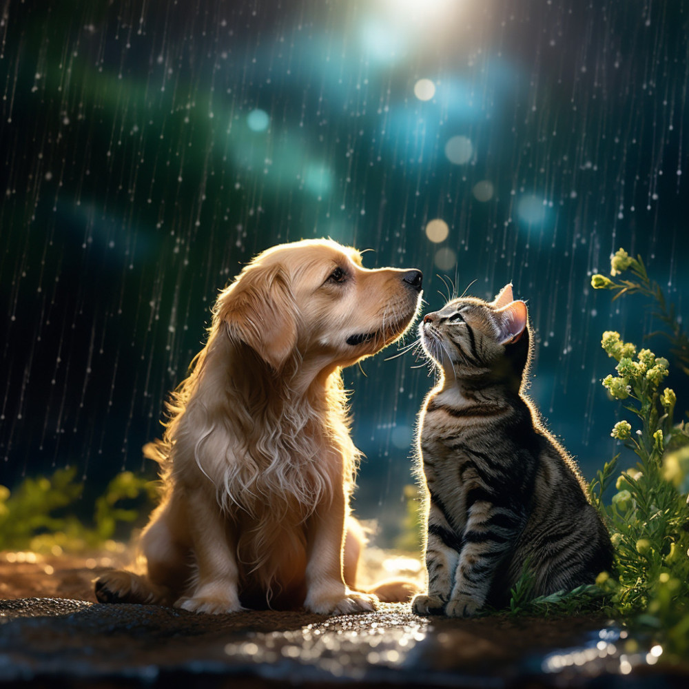 Pets Relax Rainy Sounds