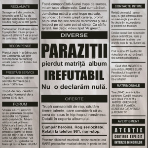 Album Irefutabil (Explicit) oleh Parazitii