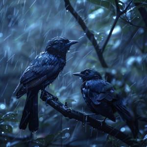 อัลบัม Peaceful Relaxation with Binaural Birds Rain and Nature ศิลปิน Rain Sizzlers