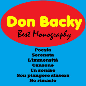 Album Best monography: Don backy oleh Don Backy