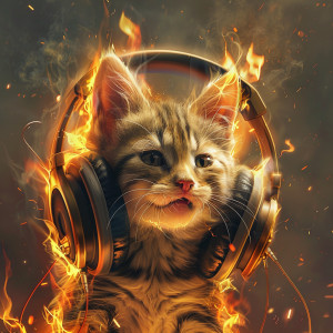 Cat Music Relaxation的專輯Purring Heat: Cats Fire Tunes