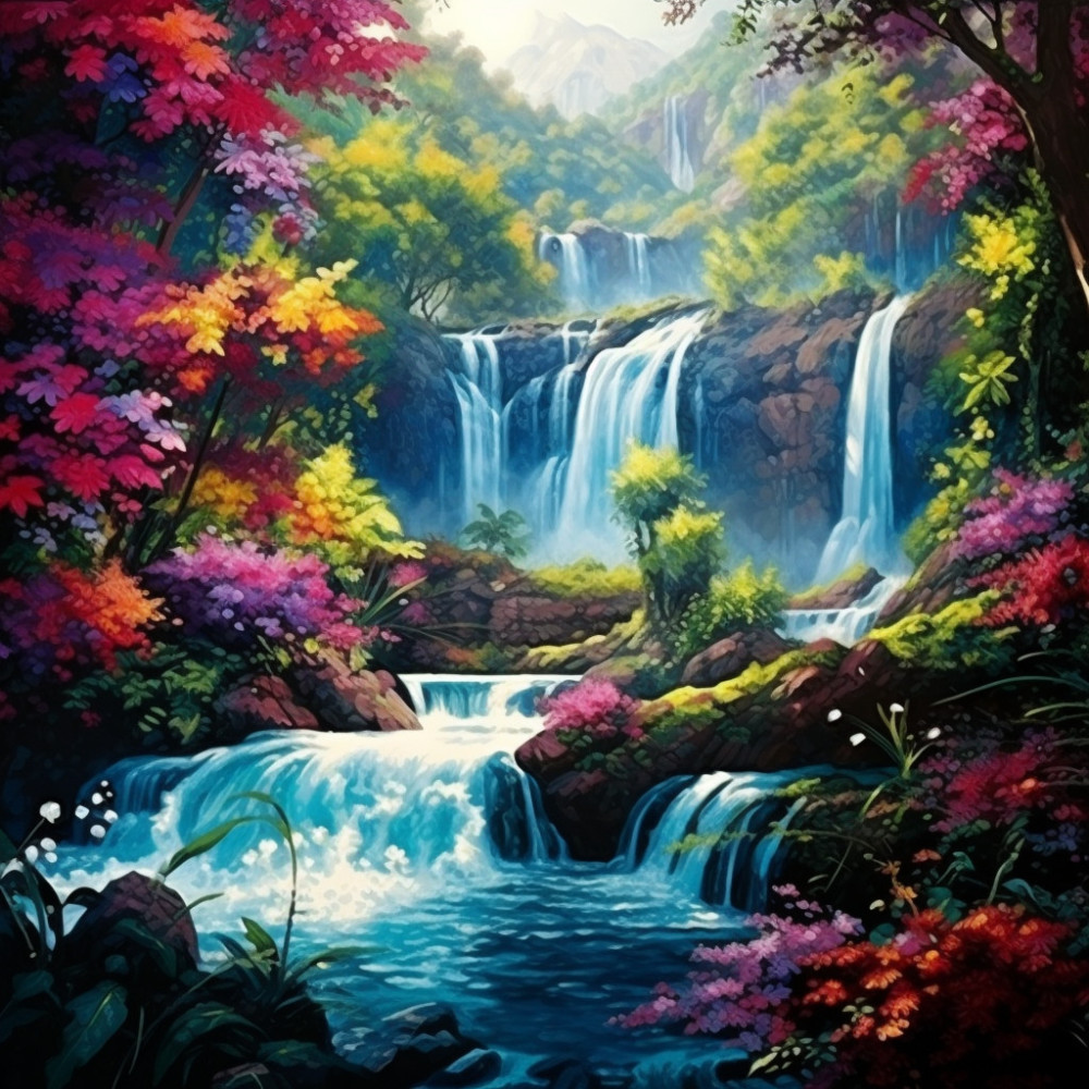 Cascading Waters of Tranquility