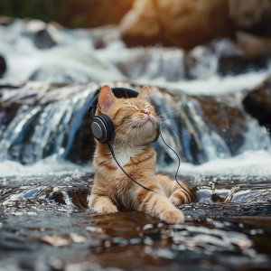 Relaxing Kitten Music的專輯River Feline Melodies: Cats Music Sessions