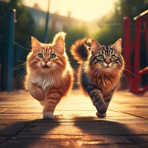 ดาวน์โหลดและฟังเพลง Cats Find Calm in Sound พร้อมเนื้อเพลงจาก Night Lofi Music