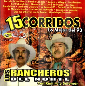 ดาวน์โหลดและฟังเพลง Los Tres Bandoleros พร้อมเนื้อเพลงจาก Los Rancheros del Norte