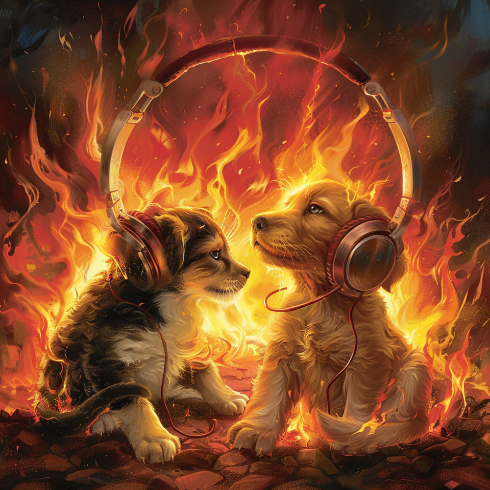 Comforting Flames for Paws