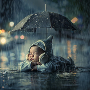 Music Box Lullaby的專輯Rainy Dreams: Harmonies for Baby Sleep