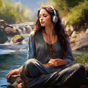 Solfeggio Frequencies 528Hz的專輯Binaural Bliss: Sonic Waterscapes Spa Serenity