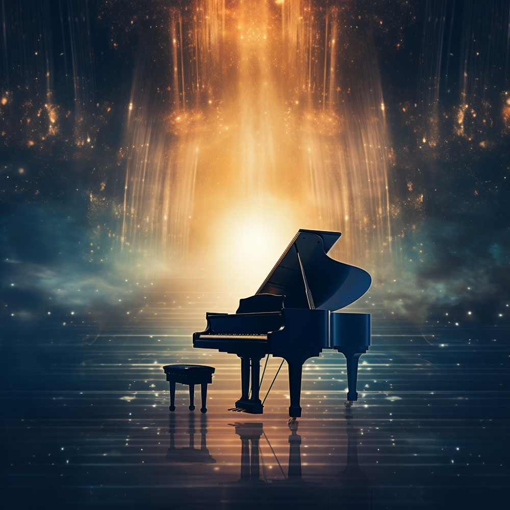 Piano Rhythmic Dreamscape Swirl