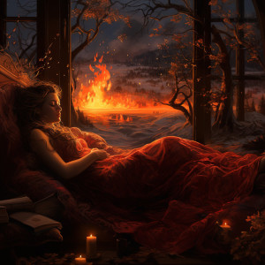 Radiant Firelight Slumber: Ember's Classical Music