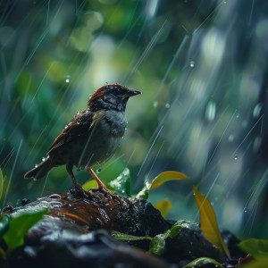 Nature Noise的專輯Relaxing Binaural Spa: Gentle Nature Rain and Bird Sounds