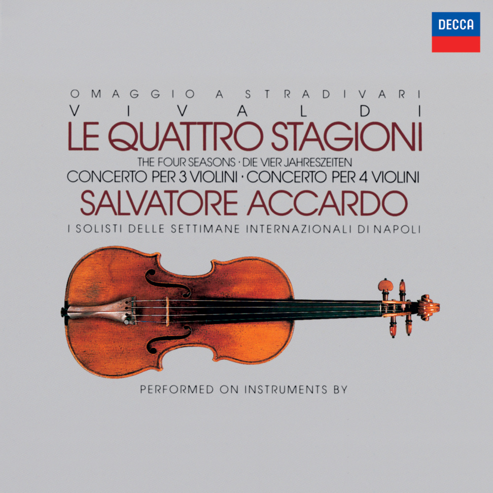 Vivaldi: Concerto For 3 Violins, Strings And Continuo In F, RV 551: 1. Allegro