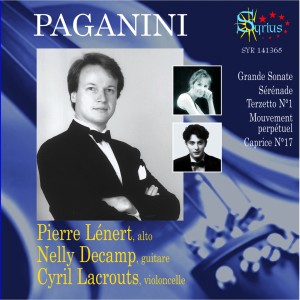 Album Nicolò Paganini: Pièces pour alto, guitare et violoncelle from Pierre Lénert